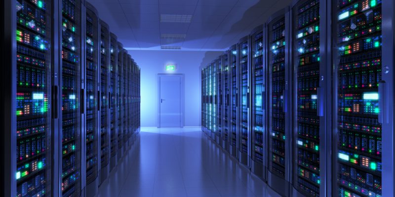 Server room interior